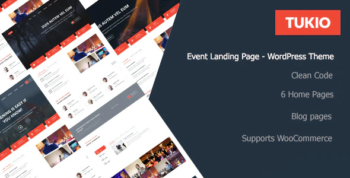 Tukio - Event Landing Page WordPress Theme