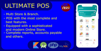 Ultimate Point Of Sales (POS) complete package, Android and Online Store with rest api php mysql