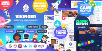 Vikinger - BuddyPress and GamiPress Social Community