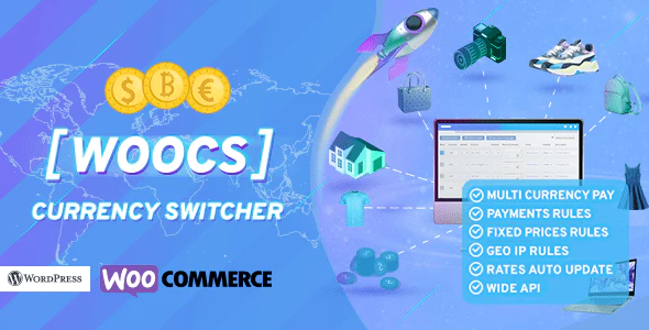 WOOCS - WooCommerce Currency Switcher. Professional multi currency plugin. Pay in selected currency