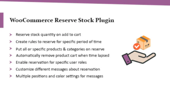 WooCommerce Reserve Stock - Reserve Quantity on Add to Cart