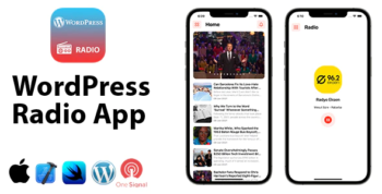 WordPress Radio App - Full SwiftUI iOS Application