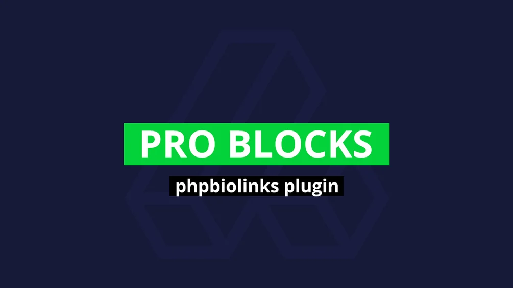 Pro Blocks Pack - 66biolinks Plugin