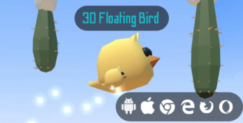 3D Floating Bird - Cross Platform 3D Hyper Casual Game