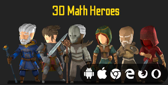 3D Math Heroes - Cross Platform Educational Game