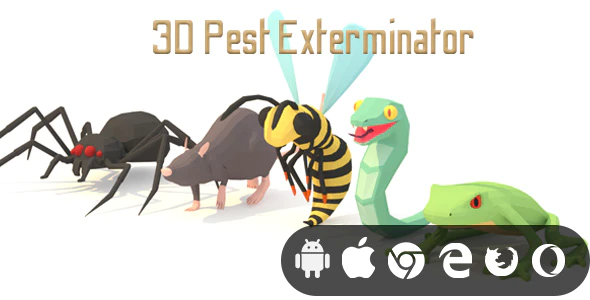 3D Pest Exterminator - Hyper Casual Shooting Game