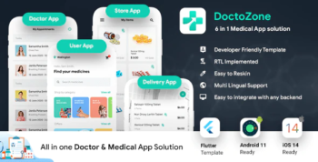 6 in 1 Doctor Appointment Booking App - Nearby Doctor App - Android + iOS Template - IONIC 5