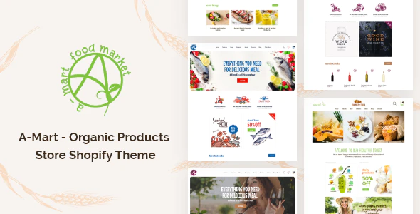 A-Mart - Organic Products Store Shopify Theme