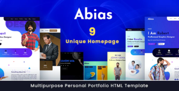 Abias - Multipurpose Personal Portfolio HTML Template