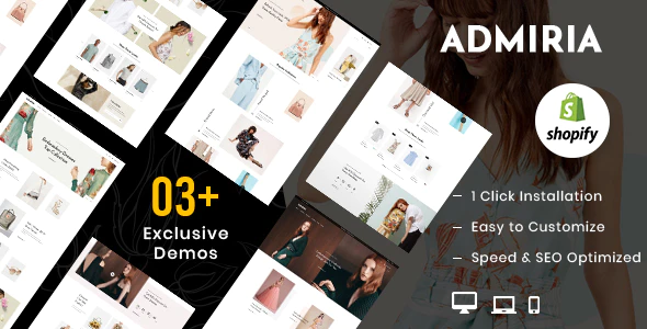 Admiria – Fashion Shopify MultiPurpose Responsive Theme