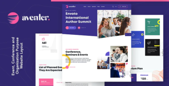 Aventer - Conferences & Events WordPress Theme