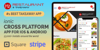 Best Takeaway Restaurant Online Food Ordering Delivery System - iOs Android Kitchen Onwer Web Admin