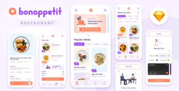 Bon Appetit – Restaurant App Template