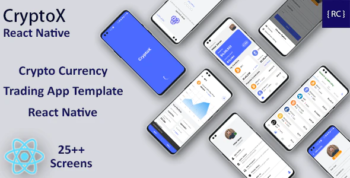 Crypto Currency Trading Android App Template + iOS App Template - React Native - CryptoX