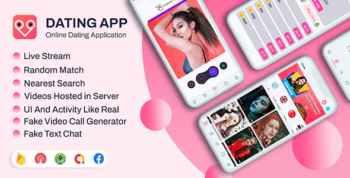 DateMe - Dating App Pro (Live Stream, Random Video Call, Match, Videos From Server, In-app Buy)