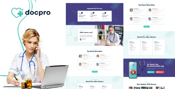 Docpro - Doctors directory HubSpot Theme