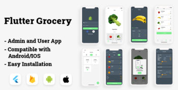 Flutter Grocery - Full Android + iOS eCommerce App (Flutter 2.0 Supported)