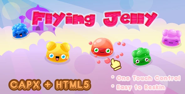 Flying Jelly - Construct 2 Html5 Game