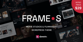 Frames - Movie Studio & Filmmaker WordPress theme