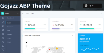 GOJAZZ - ABP Framework Theme in ASP.NET Core 5.x.x Razor Pages