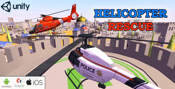 Helicopter Rescue 3D - Android & iOS