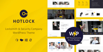 HotLock - Locksmith & Security Systems WordPress Theme