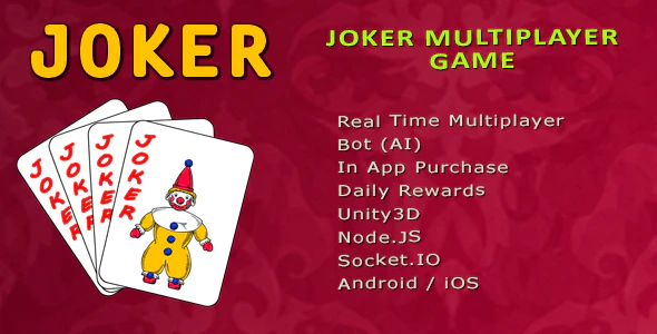Joker Multiplayer Game - Unity3d - Admob