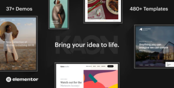 Kaon - Creative Website Builder for WordPress & WooCommerce