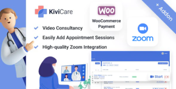 KiviCare(TM) - Zoom Telemed And WooCommerce Payment Gateway (Add-on)