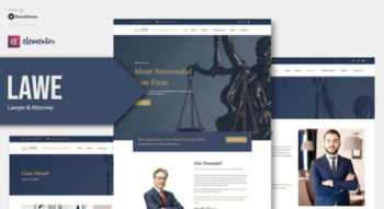 LAWE - Lawyer & Attorney Elementor Template Kit