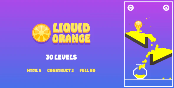 Liquid Orange - HTML5 Game (Construct3)
