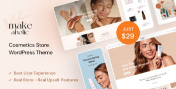 Makeaholic - Beauty Cosmetics WordPress Theme