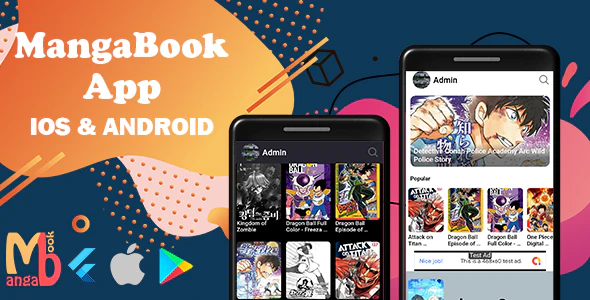 MangaBook - Flutter Manga App with Admin Panel