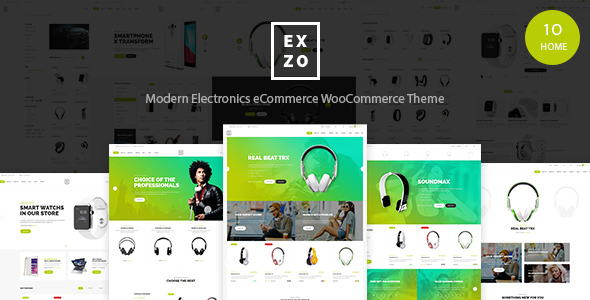 Electronics eCommerce WordPress Woocommerce Theme - Exzo