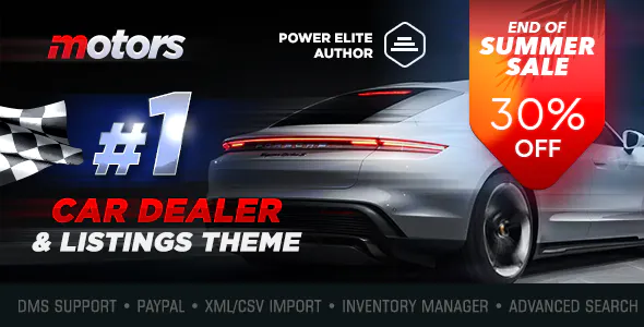 Motors - Car Dealer, Rental & Listing WordPress theme