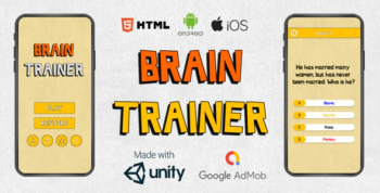 Offline Quiz Brain Trainer - Android, iOS, Html