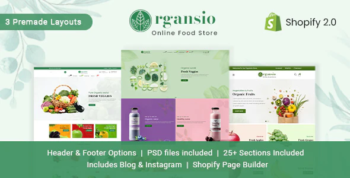 Organsio - Organic Responsive Shopify Theme