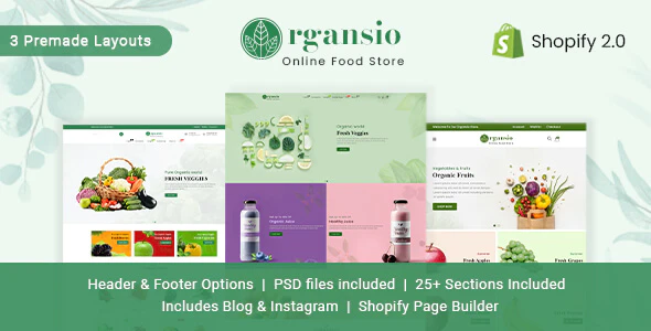 Organsio - Organic Responsive Shopify Theme