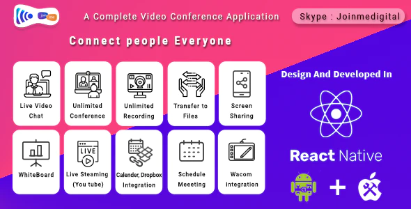 OyeLearn Video Conference Tool (Android + iOS + Web APP + Web + Desktop - Windows, Mac and Linux)