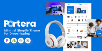 Portera - Minimal Shopify Theme for Dropshipping