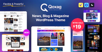 Qoxag - WordPress News Magazine Theme