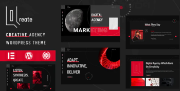 Qreate - Creative Agency WordPress Theme