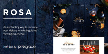 ROSA – An Exquisite Restaurant WordPress Theme
