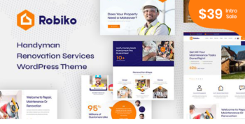 Robiko - Handyman Renovation Services WordPress
