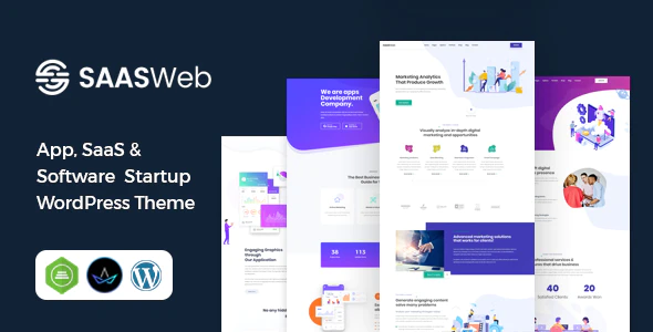 Saasweb - WordPress Theme For App & Saas Products