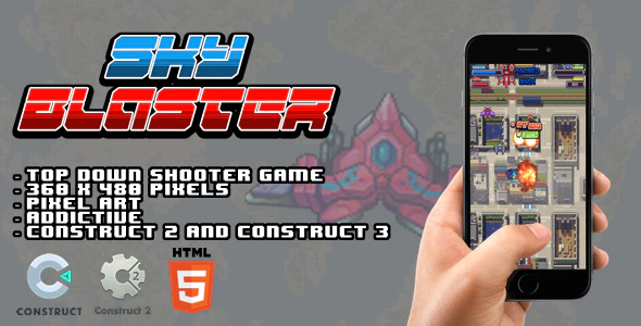 Sky Blaster - Construct 2 - Construct 3 Game