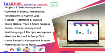 Project Management, Finance, CRM Tool - Taskhub