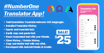 Translator Lite - All Languages & Voice Translator