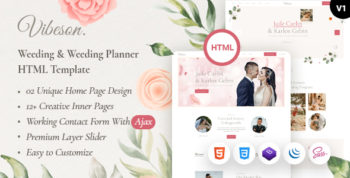 Vibeson - Wedding HTML Template