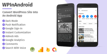 WPInAndroid - Make An Android App For Your WordPress Website